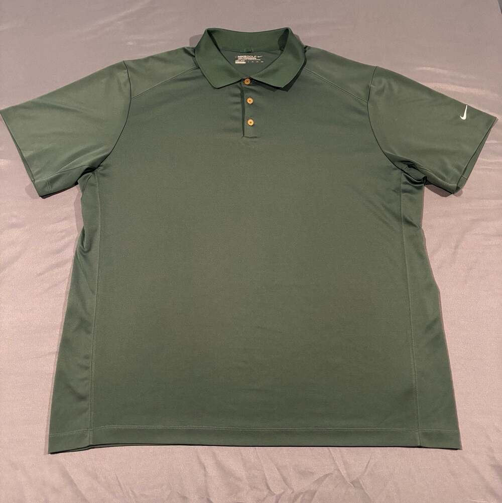 Nike Golf Tour Performance Dri-Fit Green Polo Shirt Mens 3XL